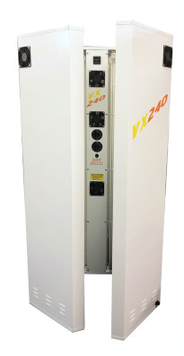 VX240 large stand up tanning sunbed, available for purchase for home tanning from Bronze Age Tanning, Ireland